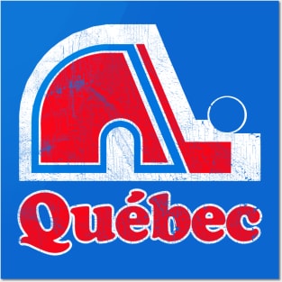 Quebec Nordiques - 90s Hockey Team Posters and Art